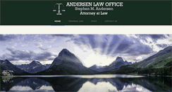 Desktop Screenshot of andersenlawoffice.com